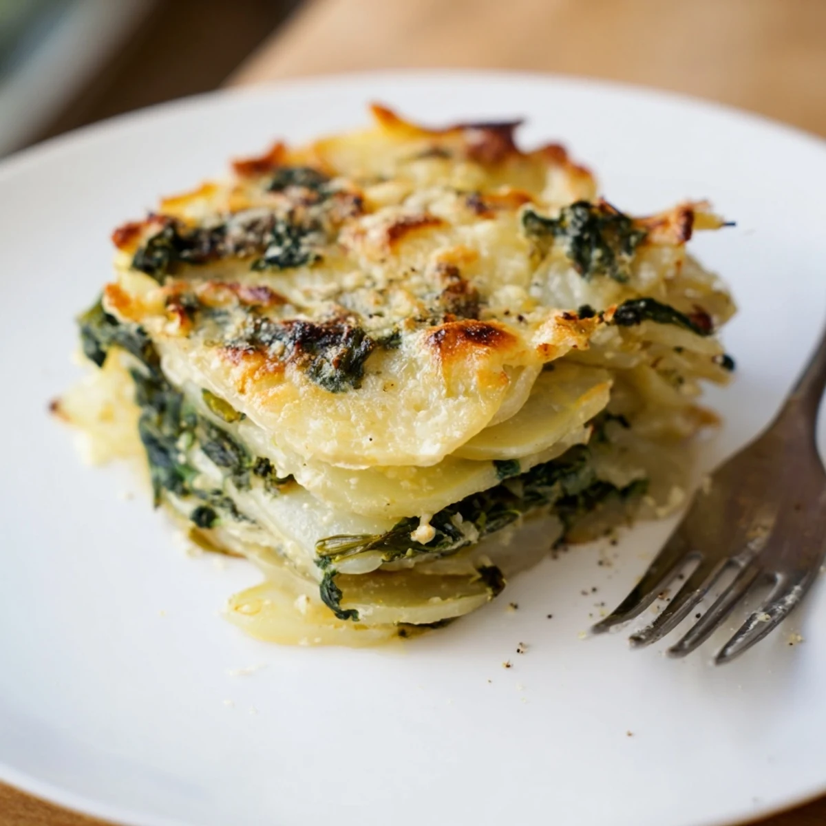 Spinat Kartoffel Kastelruther Auflauf